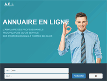Tablet Screenshot of annuaireenligne.fr